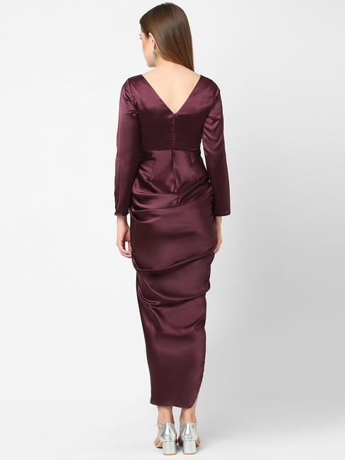 Satin Maxi Dress