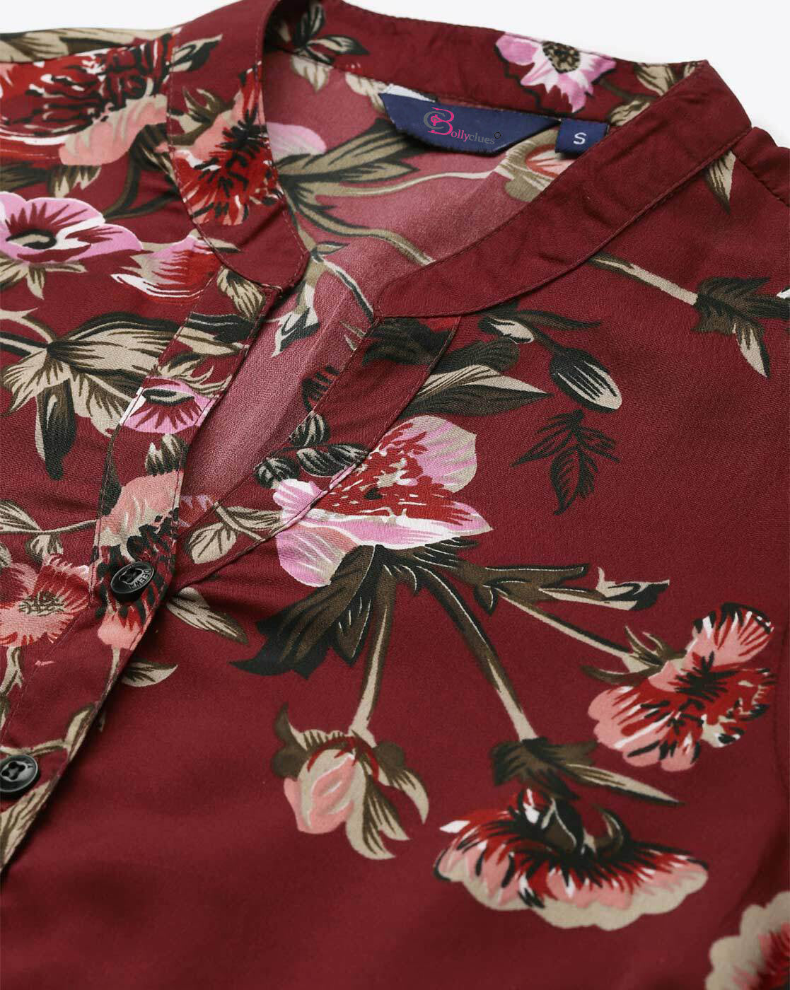 WesternStitch Crepe Floral Printed Full Length Fit & Flared Western Maxi Dress WesternStitch