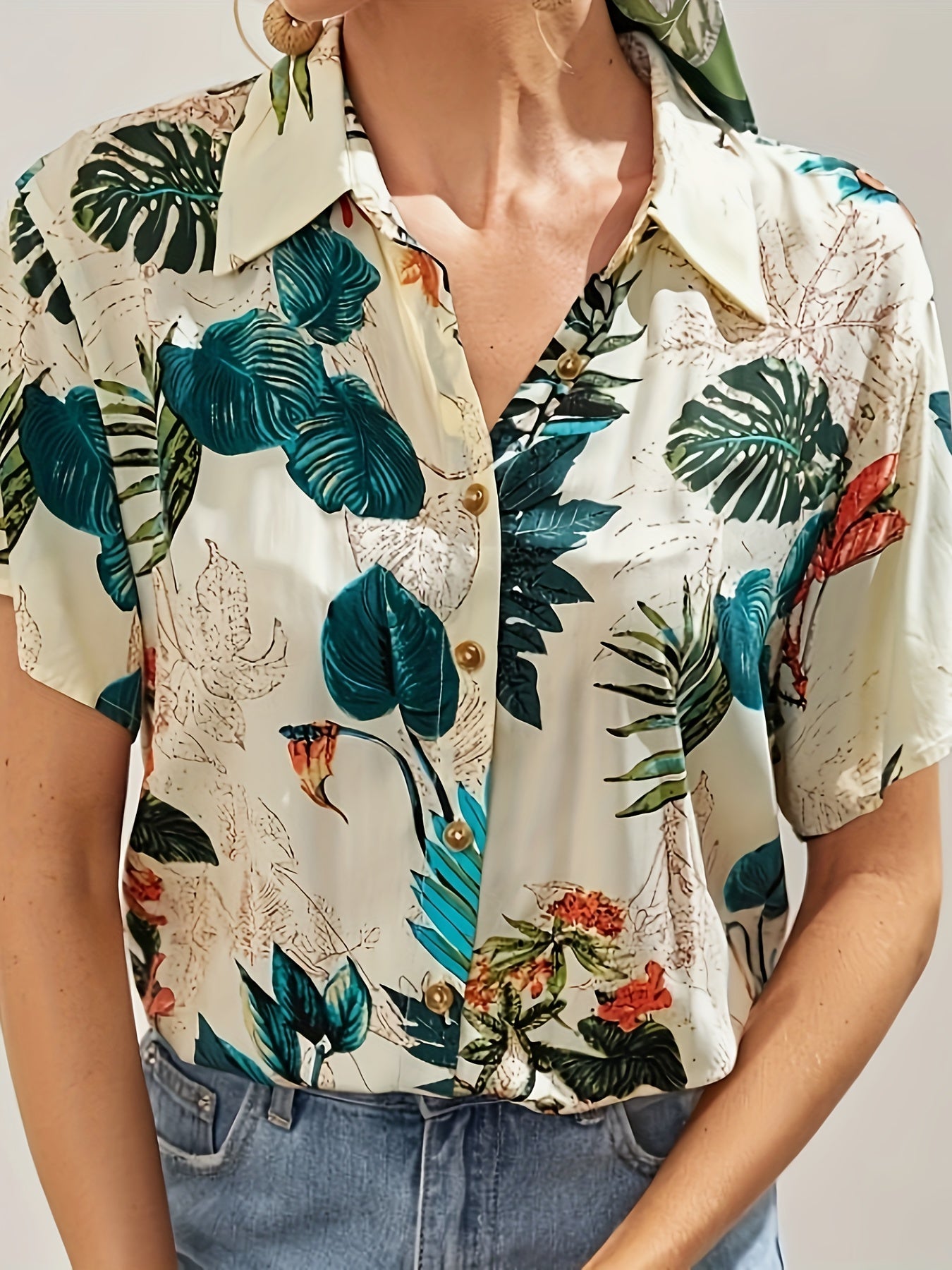 WesternStitch Tropical Print Shirt WesternStitch