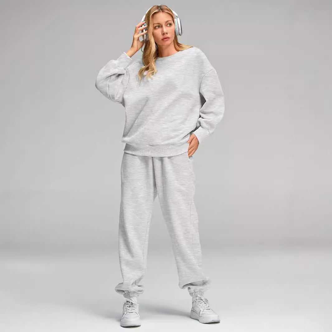Casual Long Sleeve Sweater Suit