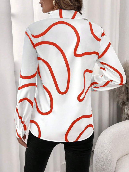 Color Cascade Statement Shirt for Women WesternStitch