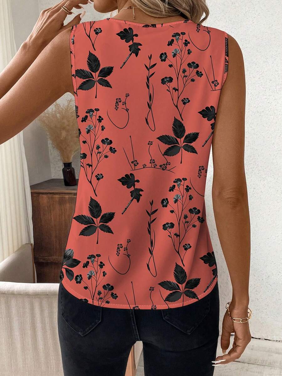 WesternStitch Abstract Top Stylish Casual Western Outfit for Women & Girls