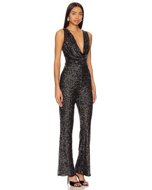 Women's Black Heather Jumpsuit