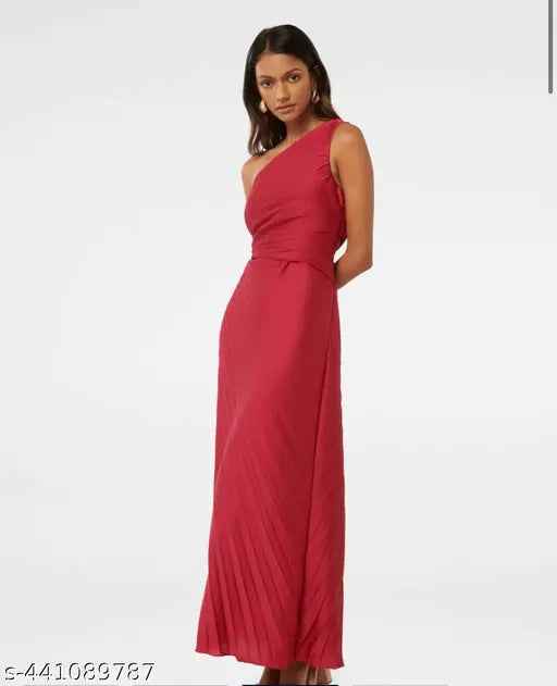 Women's red Taped dress
