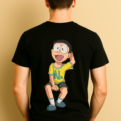 Printed Happy Nobita T-Shirt