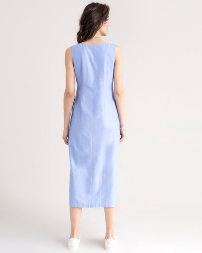 FABLE STREET Button-Down Sheath Dress