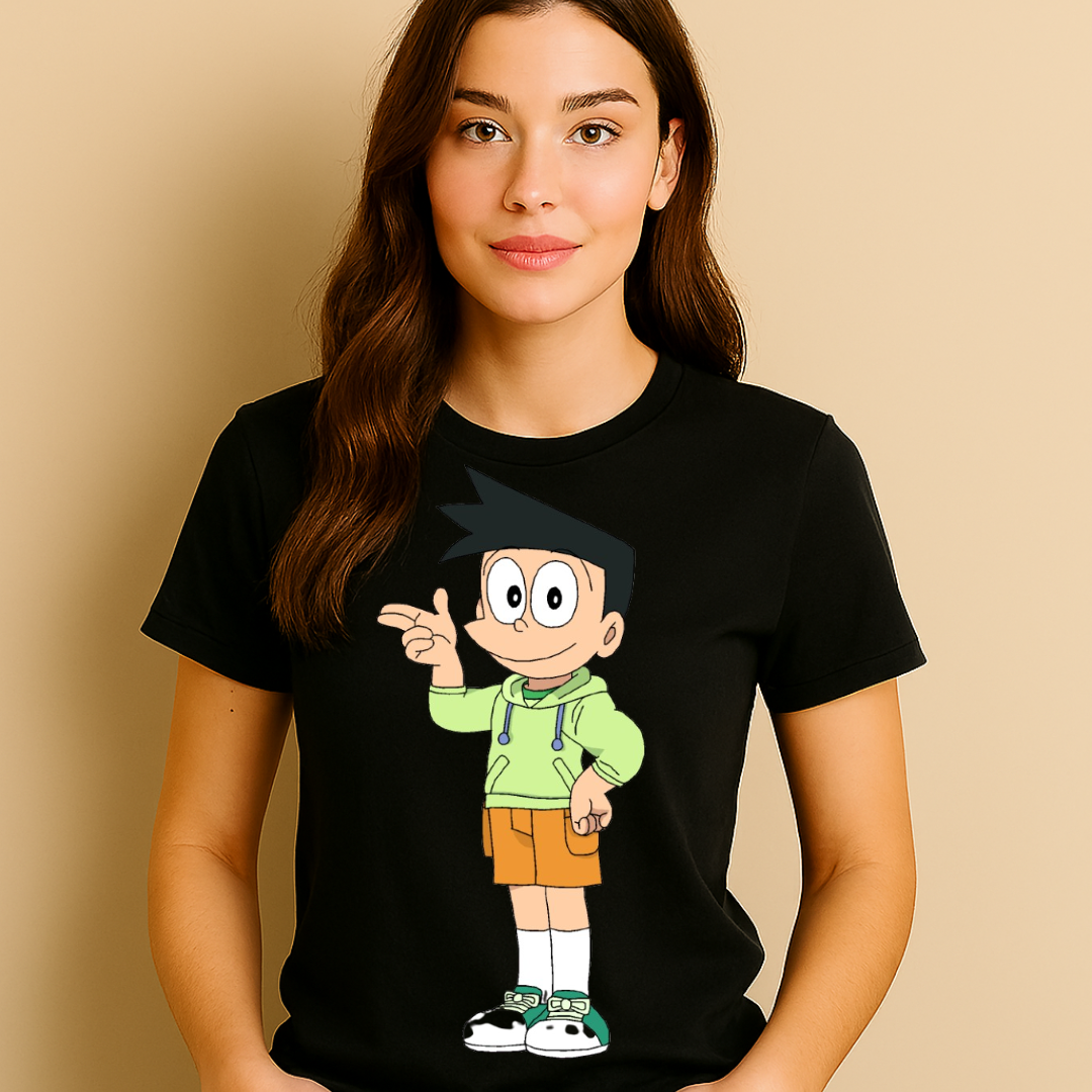 Smart Suneo Cartoon T-Shirt