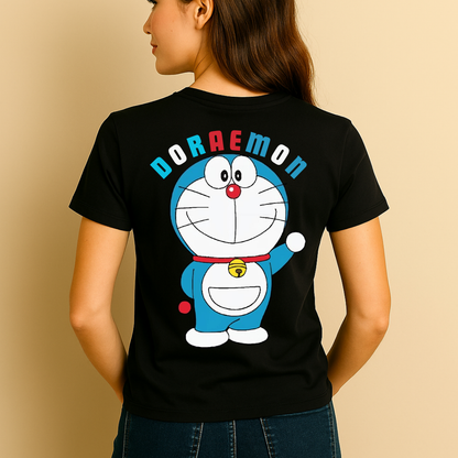Printed Doraemon T-Shirt