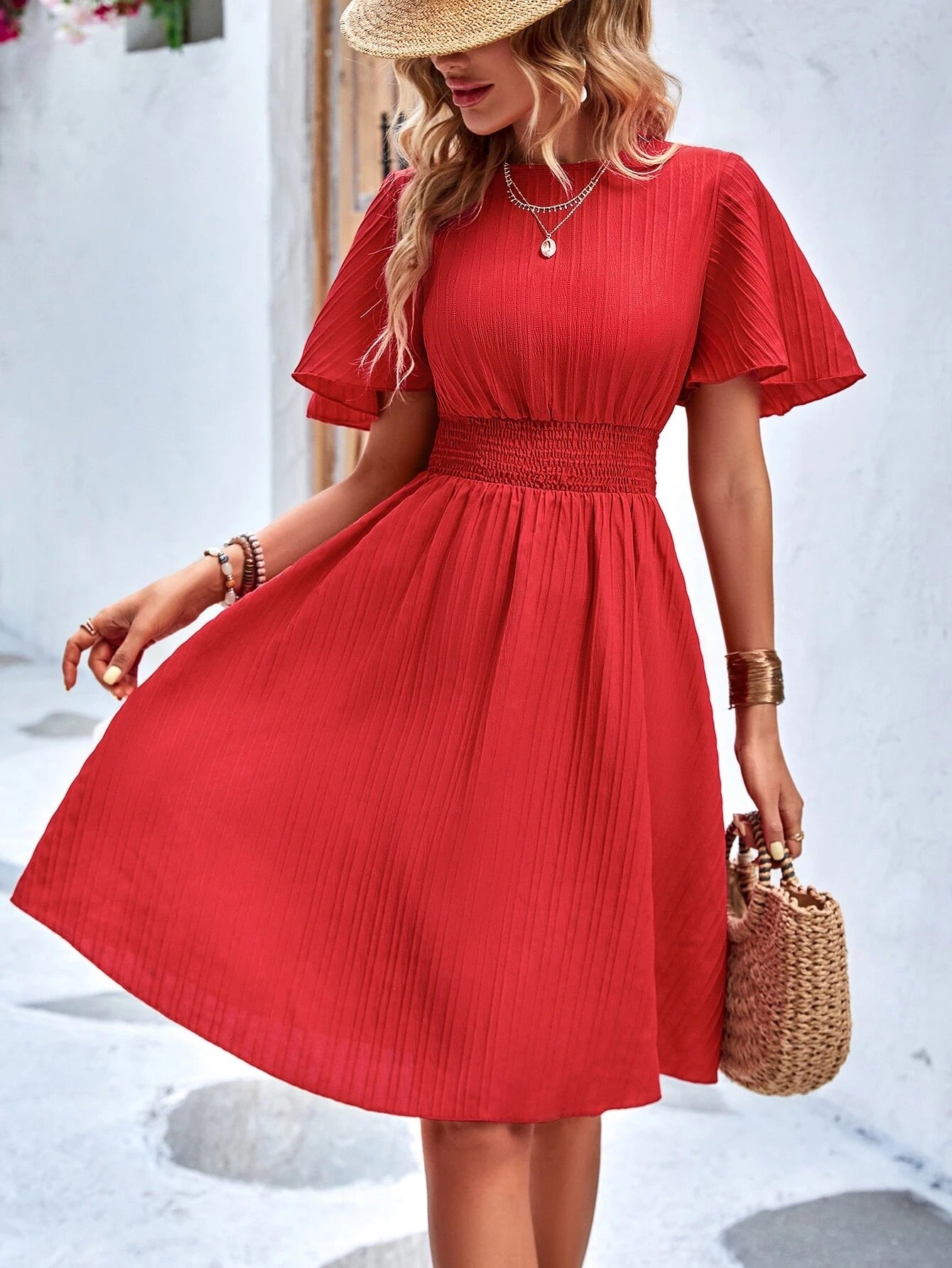 WesternStitch Solid A-line Dress WesternStitch