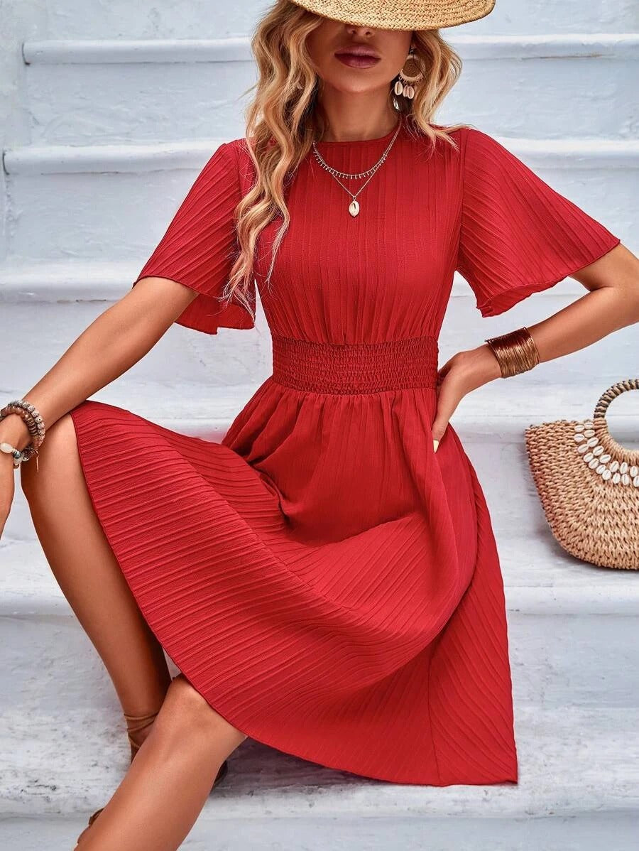 WesternStitch Solid A-line Dress WesternStitch