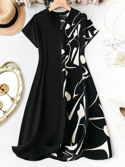 WesternStitch blaCK half Print Dress WesternStitch