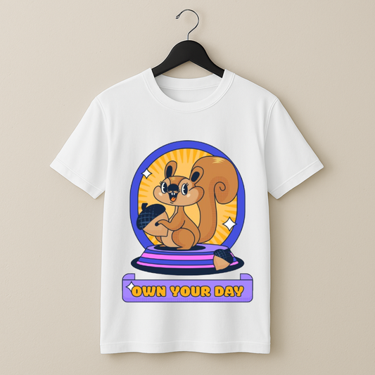 Squirrel Printed T-Shirt