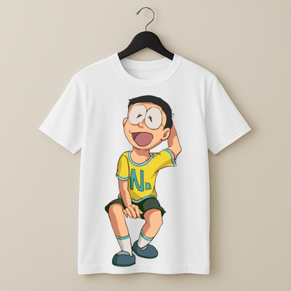 Printed Happy Nobita T-Shirt
