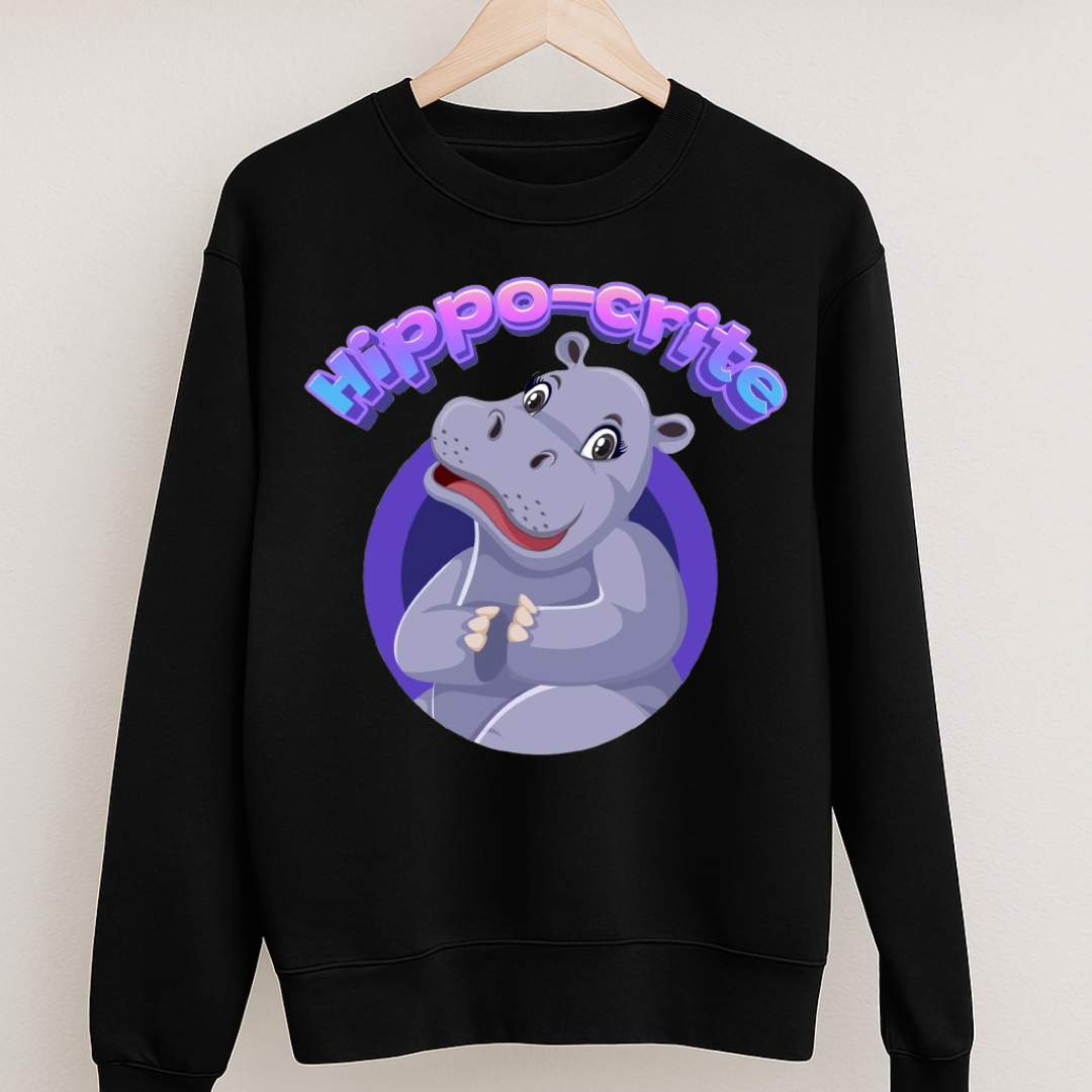 Hippo-Crite Sweatshirt
