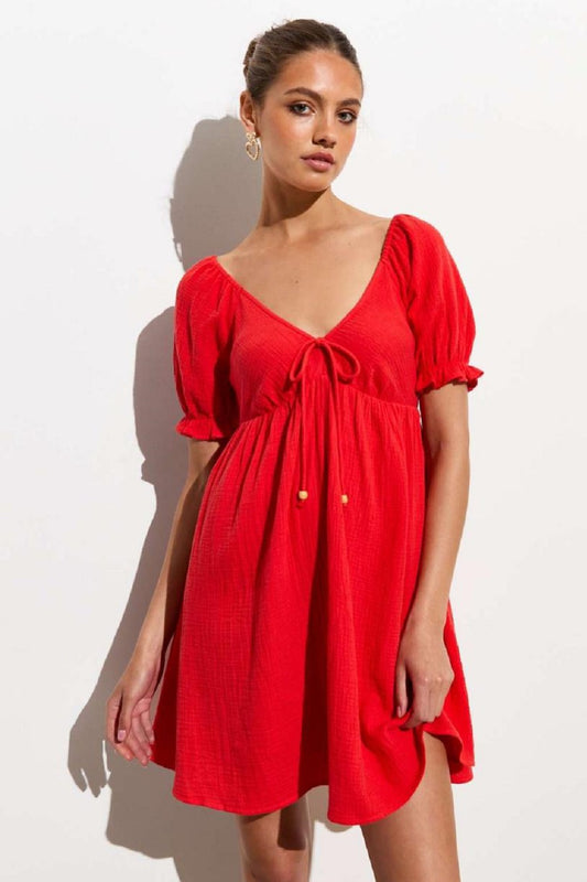 Casual Dress With For Summer High Waist