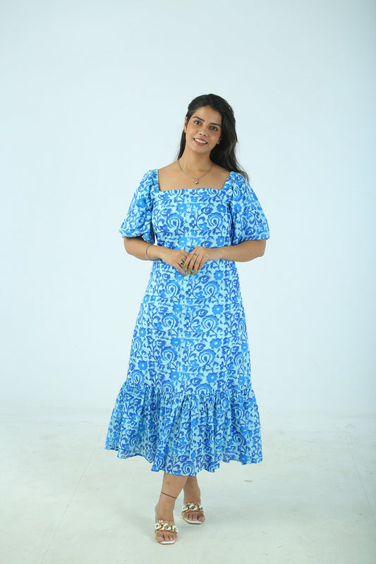Angrakha design dress
