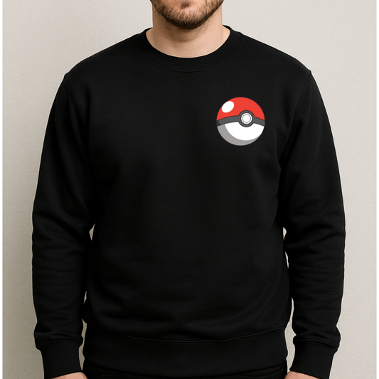 Pokeball Sweatshirt Black