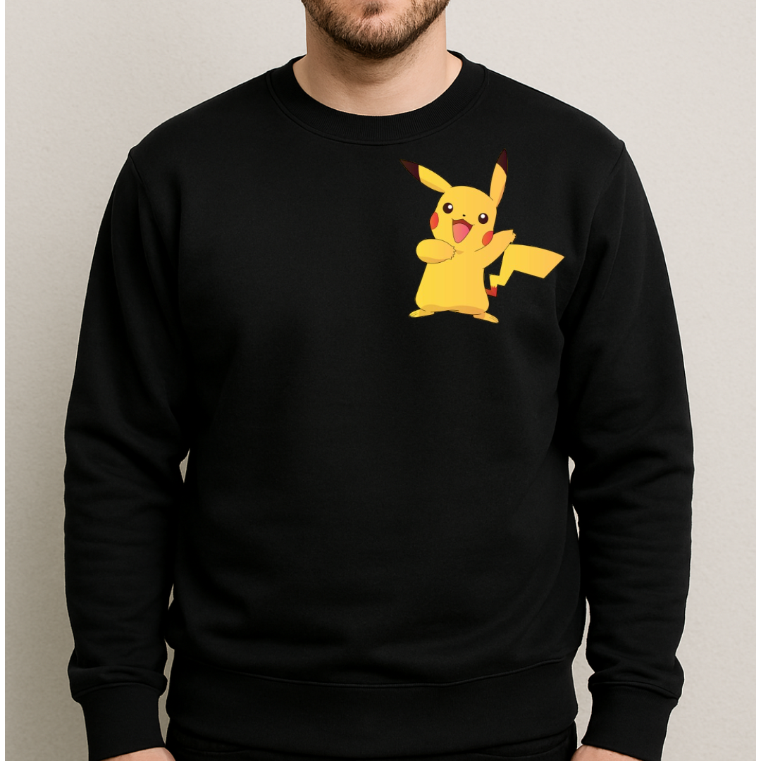 Pikachu Sweatshirt Black