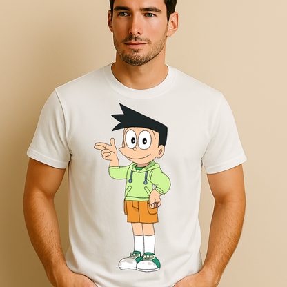 Smart Suneo Cartoon T-Shirt