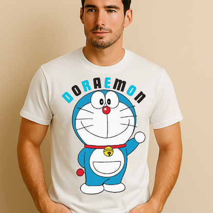Printed Doraemon T-Shirt