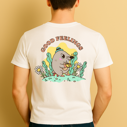 Good Feelings Oversized  T-Shirt