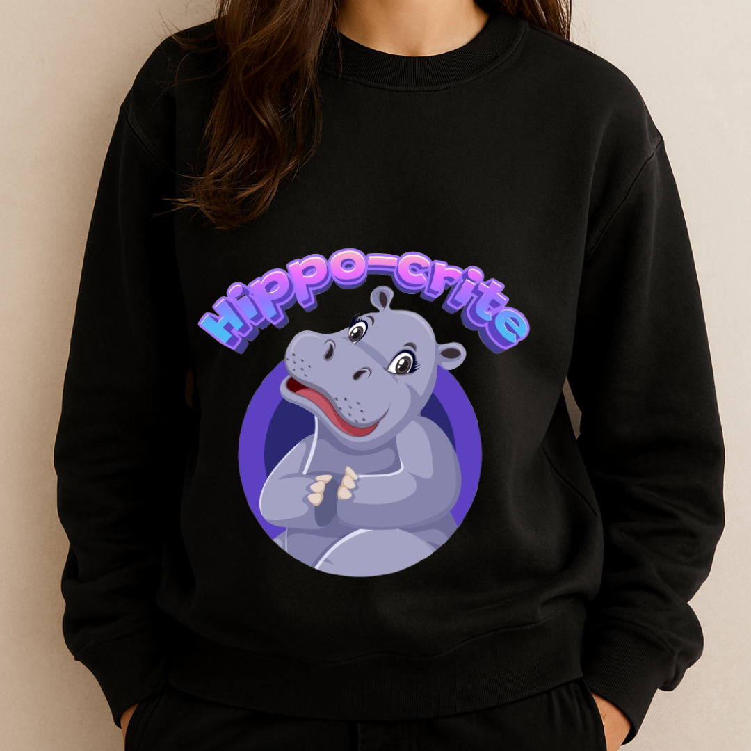 Hippo-Crite Sweatshirt