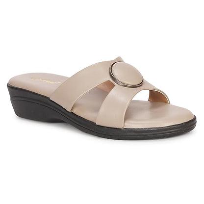LUVFEET Fancy doctor slippers | Soft Sandal for women | Comfortable Footwear for women| Lightweight & Stylish, Diabetic & Orthopedic