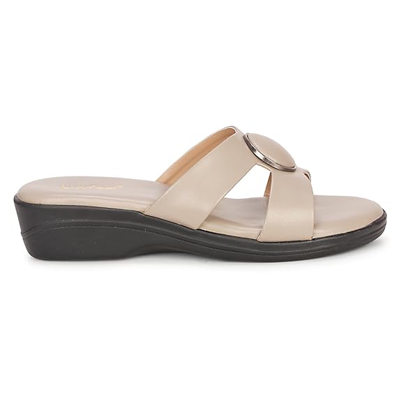 LUVFEET Fancy doctor slippers | Soft Sandal for women | Comfortable Footwear for women| Lightweight & Stylish, Diabetic & Orthopedic
