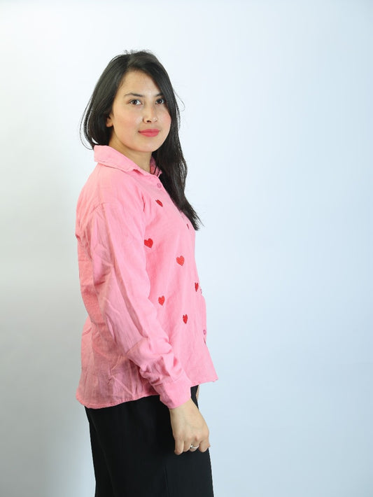 Small heart shirt for women