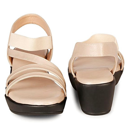 LUVFEET Comfort Stylish Wedge Heels