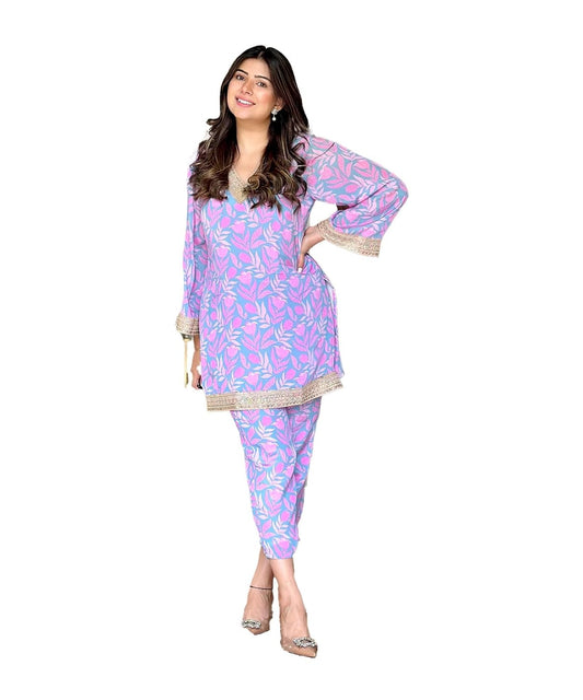 LookMark Womens Cotton Blend Kurta and Pant - Suitable For Every Indian Occasion