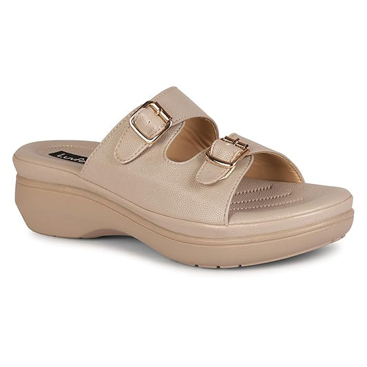 LUVFEET Women's Doctor Sandals,Stylish Wedges Sandals For Women,Sandals for women stylish,daily use Comfortable & Lightweight Sandal For Women