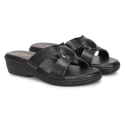LUVFEET Fancy doctor slippers | Soft Sandal for women | Comfortable Footwear for women| Lightweight & Stylish, Diabetic & Orthopedic
