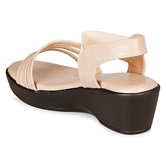 LUVFEET Comfort Stylish Wedge Heels
