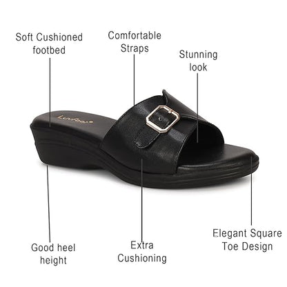 LUVFEET Womens Fashion Sandals/Stylish Footwear For Women/Adjustable Straps/Doctor Comfort/Footwear For Womens Daily Use