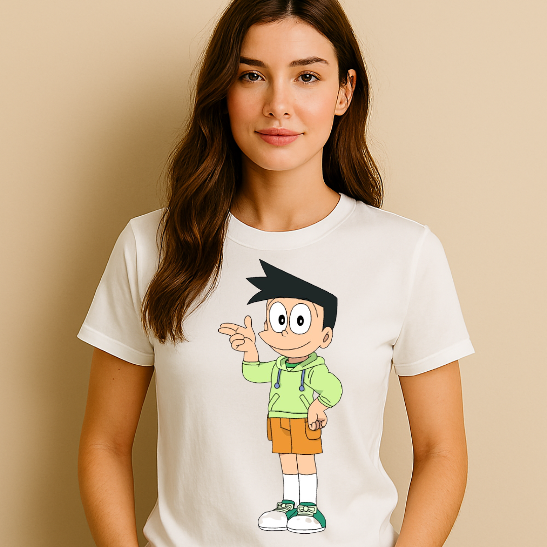 Smart Suneo Cartoon T-Shirt