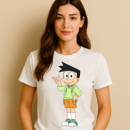 Smart Suneo Cartoon T-Shirt