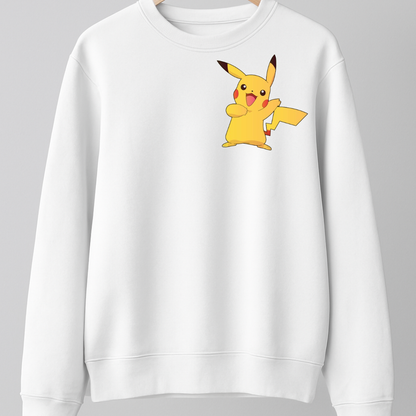 Pikachu Sweatshirt White