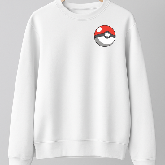 Pokeball Sweatshirt White