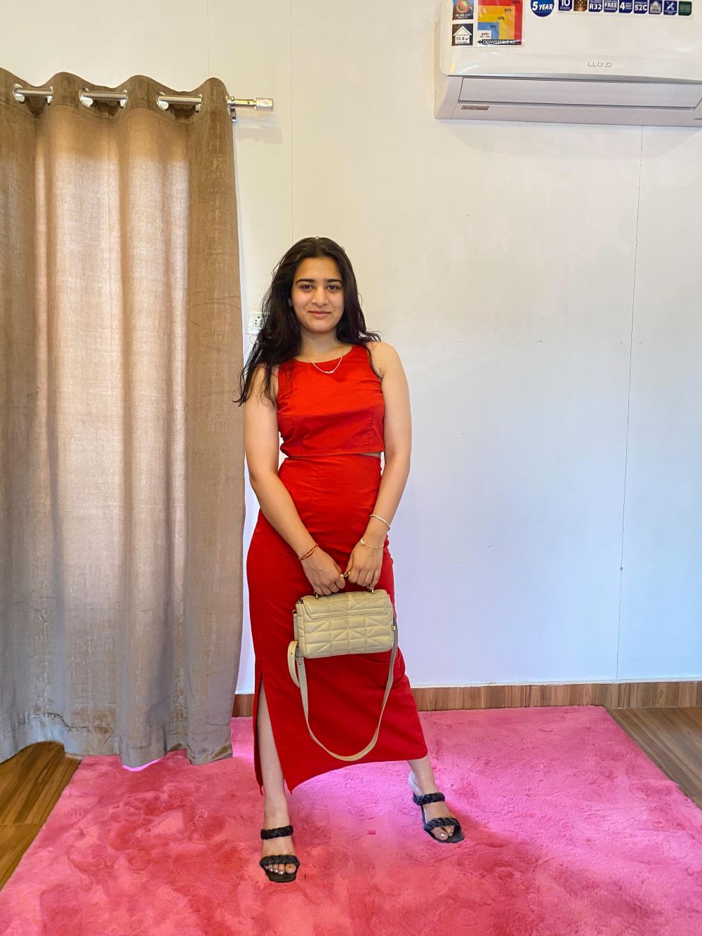 Scarlet Muse Midi Dress