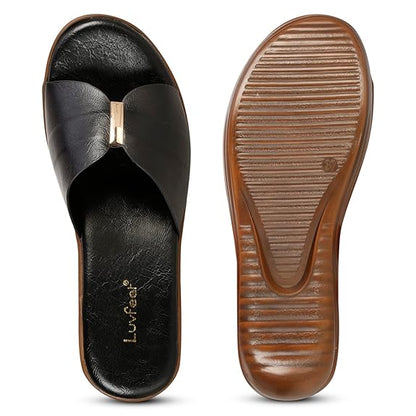 Luvfeet Women's Platform Wedge Summer Sandals