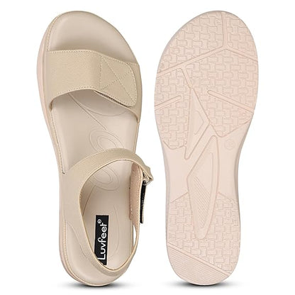 LUVFEET Stylish Wedges Sandals For Women, Sandals For Woman, Sandals For Women Stylish, Footwear Comfortable Sandals