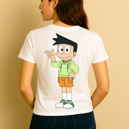 Smart Suneo Cartoon T-Shirt
