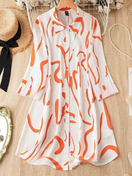 WesternStitch Allover Print Shirt Dress WesternStitch