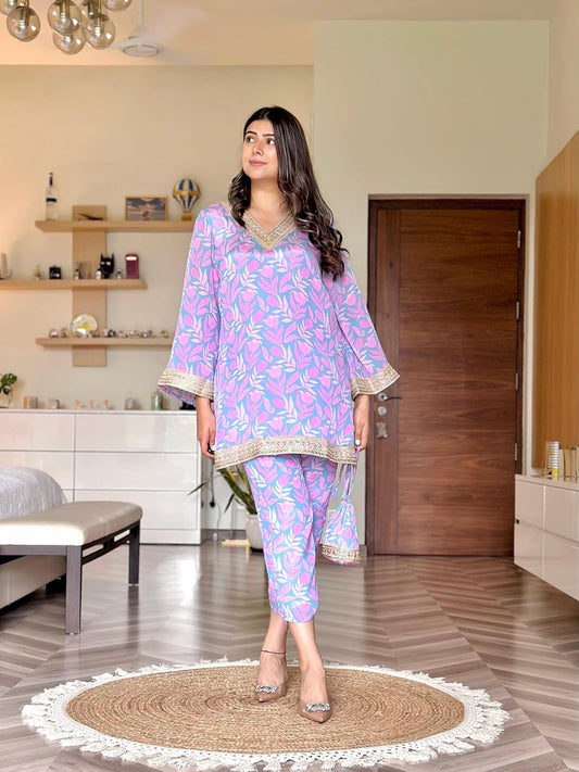 LookMark Womens Cotton Blend Kurta and Pant - Suitable For Every Indian Occasion