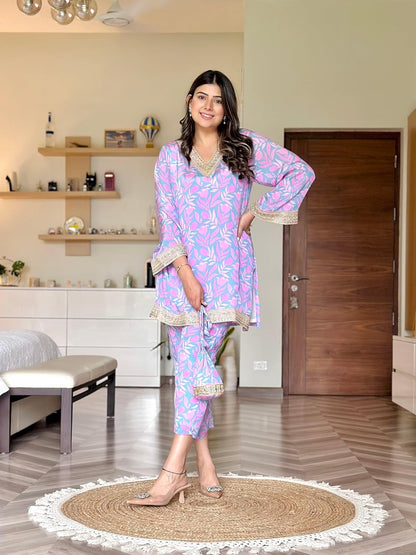 LookMark Womens Cotton Blend Kurta and Pant - Suitable For Every Indian Occasion