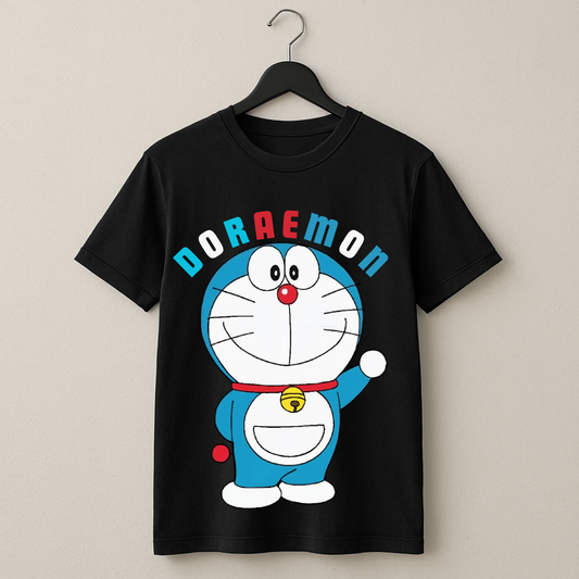 Printed Doraemon T-Shirt