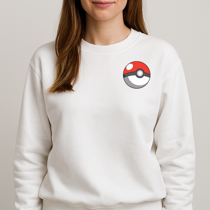 Pokeball Sweatshirt White