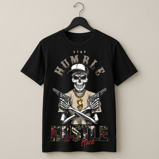 Oversized Printed Humble T-Shirt