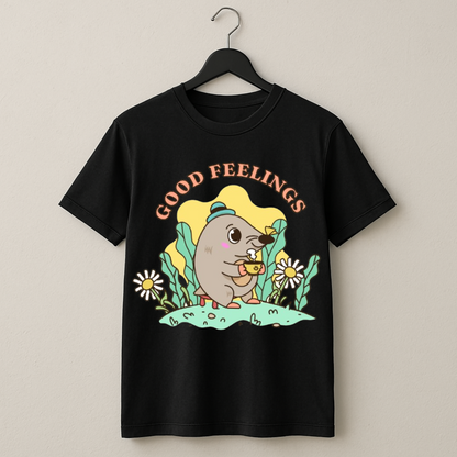 Good Feelings Oversized  T-Shirt